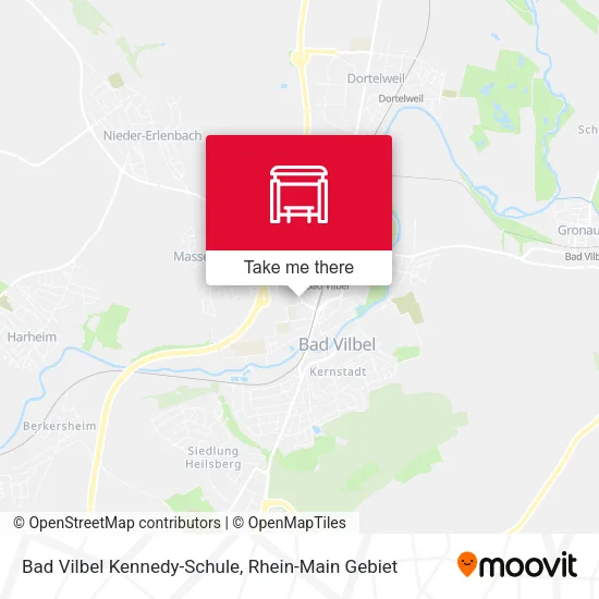 Карта Bad Vilbel Kennedy-Schule