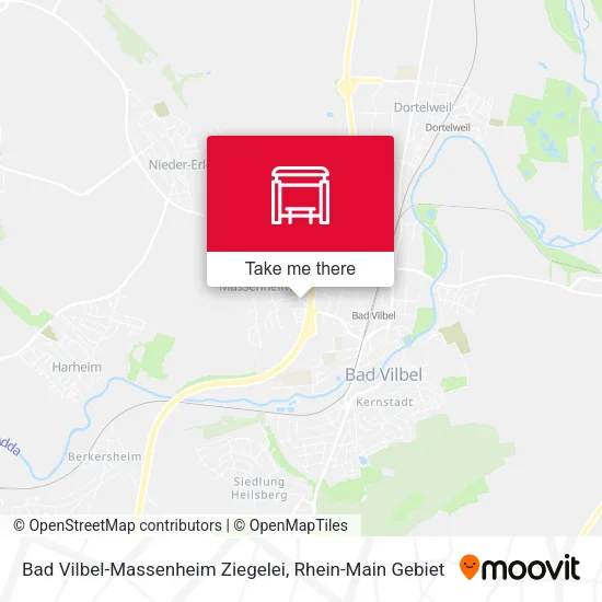 Карта Bad Vilbel-Massenheim Ziegelei