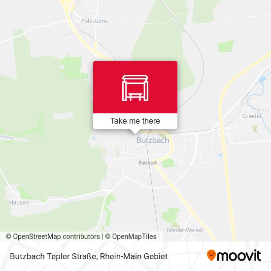 Butzbach Tepler Straße map