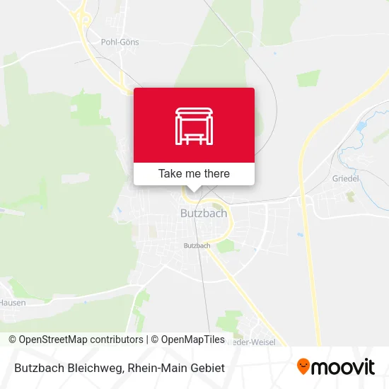 Карта Butzbach Bleichweg