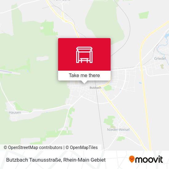 Butzbach Taunusstraße map