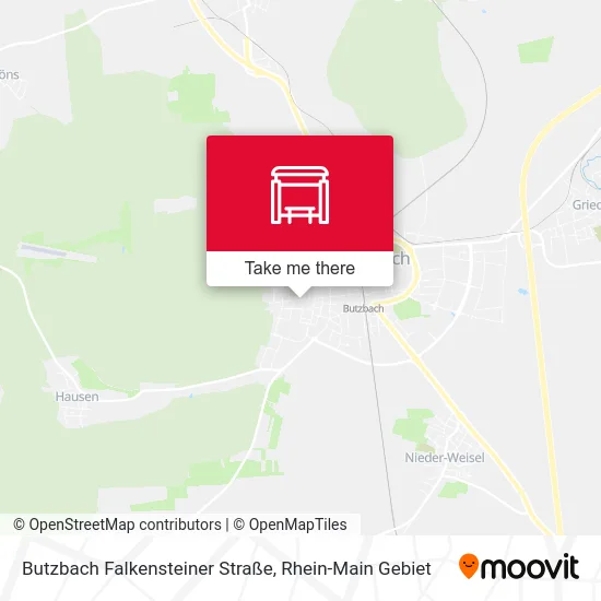 Карта Butzbach Falkensteiner Straße