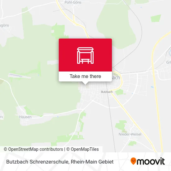 Карта Butzbach Schrenzerschule