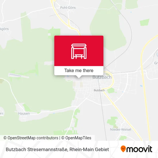 Карта Butzbach Stresemannstraße