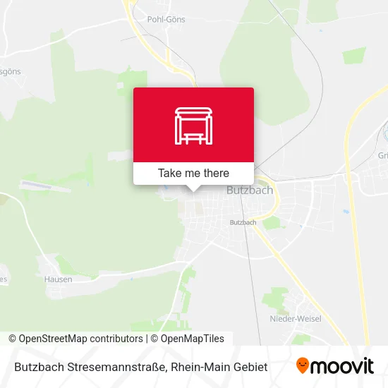 Карта Butzbach Stresemannstraße
