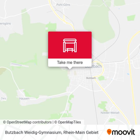 Butzbach Weidig-Gymnasium map