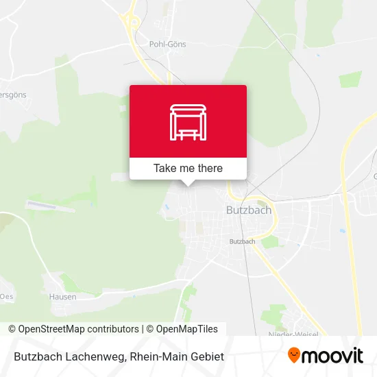 Карта Butzbach Lachenweg