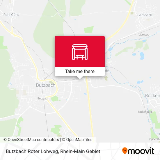 Карта Butzbach Roter Lohweg