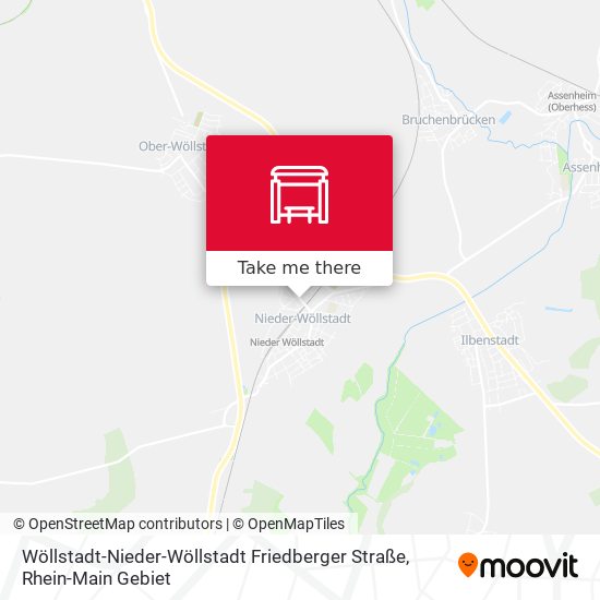 Карта Wöllstadt-Nieder-Wöllstadt Friedberger Straße