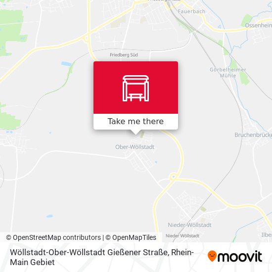 Wöllstadt-Ober-Wöllstadt Gießener Straße map