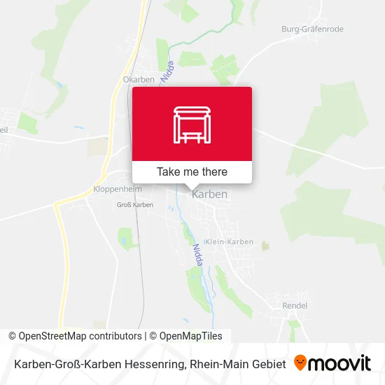 Карта Karben-Groß-Karben Hessenring