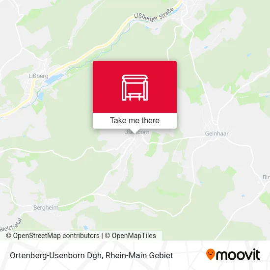 Карта Ortenberg-Usenborn Dgh