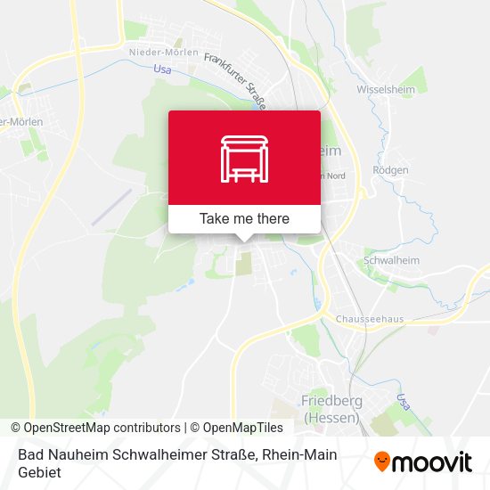 Bad Nauheim Schwalheimer Straße map
