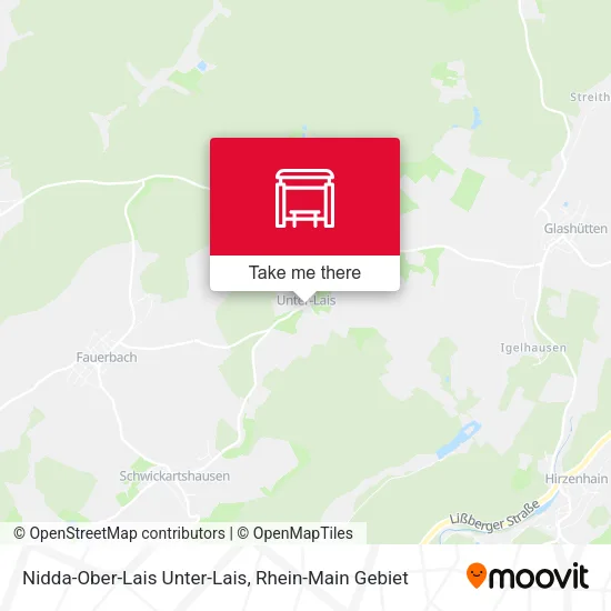Карта Nidda-Ober-Lais Unter-Lais