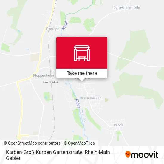 Карта Karben-Groß-Karben Gartenstraße