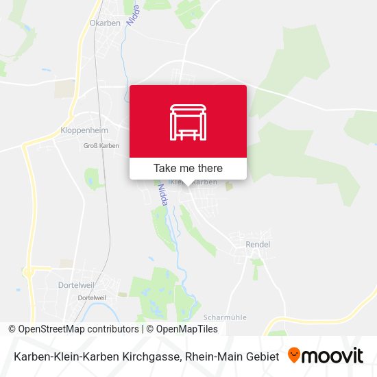 Karben-Klein-Karben Kirchgasse map