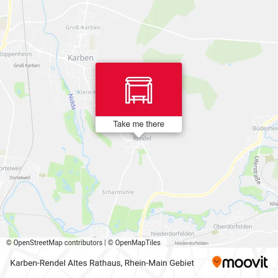 Карта Karben-Rendel Altes Rathaus