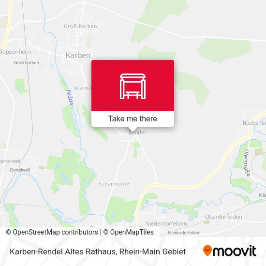 Карта Karben-Rendel Altes Rathaus