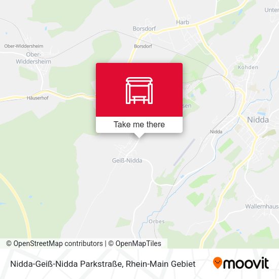 Nidda-Geiß-Nidda Parkstraße map