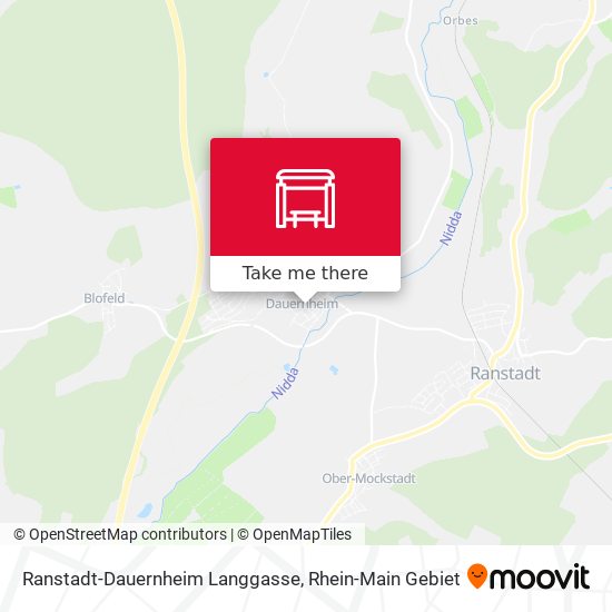 Ranstadt-Dauernheim Langgasse map