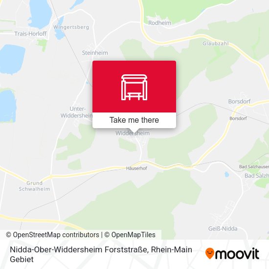 Nidda-Ober-Widdersheim Forststraße map