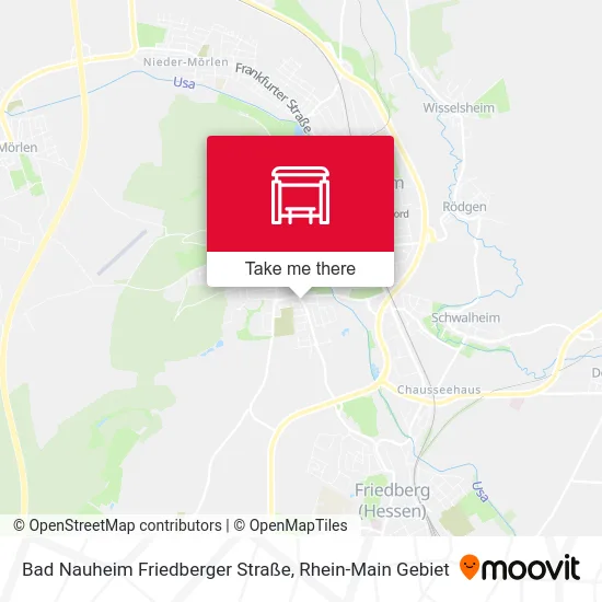 Карта Bad Nauheim Friedberger Straße