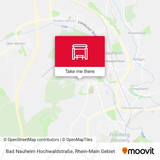 Bad Nauheim Hochwaldstraße map