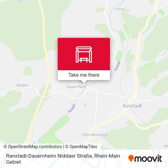 Ranstadt-Dauernheim Niddaer Straße map