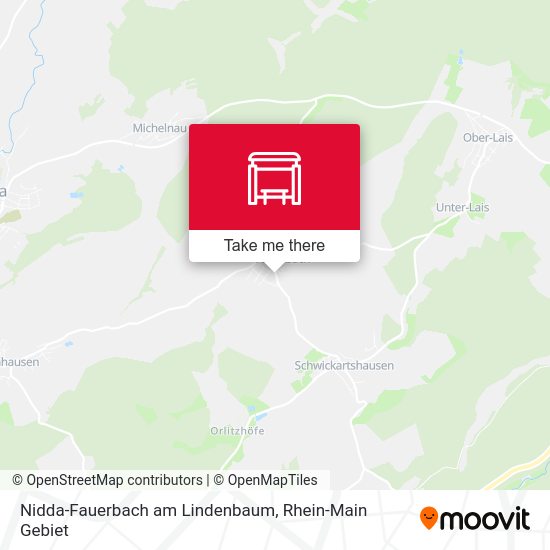 Nidda-Fauerbach am Lindenbaum map