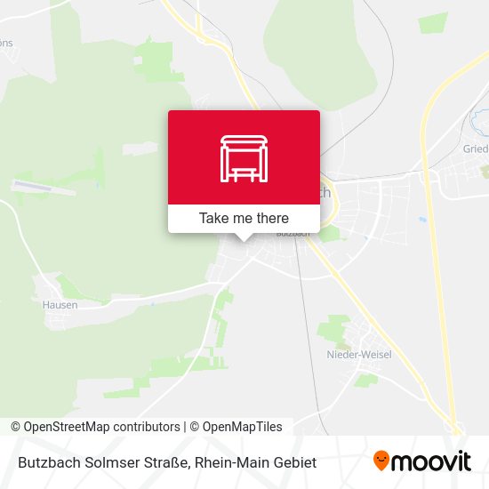 Карта Butzbach Solmser Straße