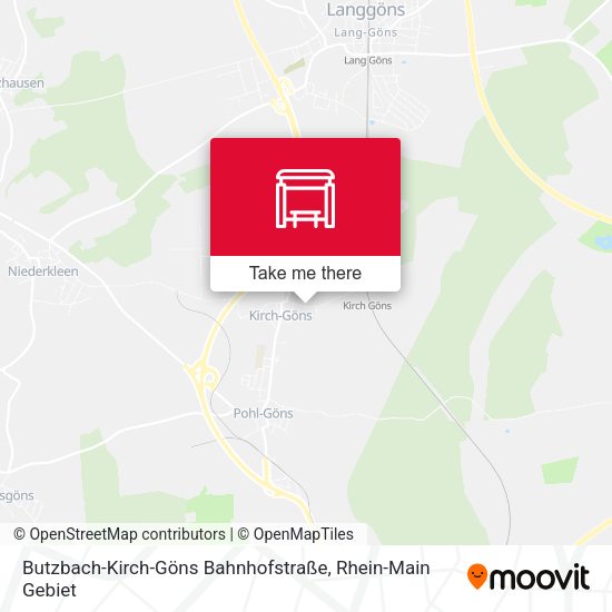 Butzbach-Kirch-Göns Bahnhofstraße map