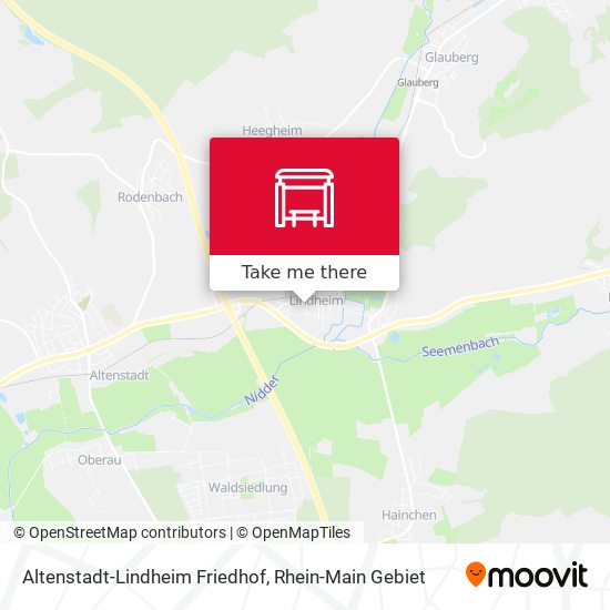 Altenstadt-Lindheim Friedhof map