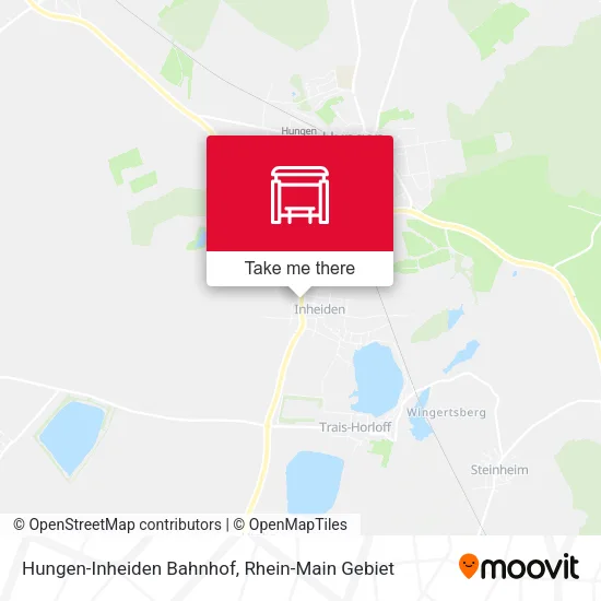Карта Hungen-Inheiden Bahnhof