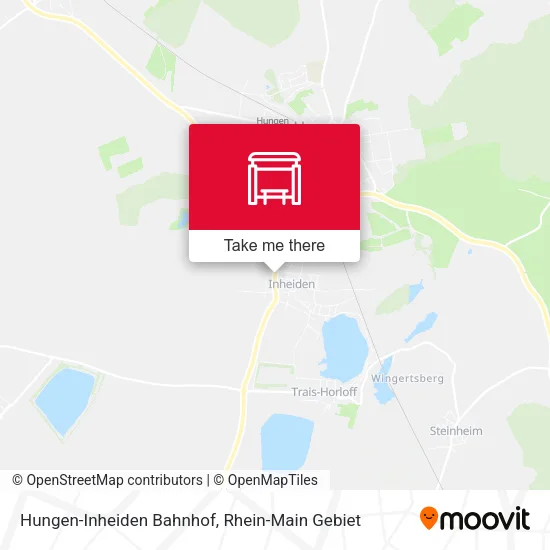 Карта Hungen-Inheiden Bahnhof