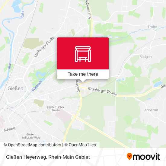 Карта Gießen Heyerweg