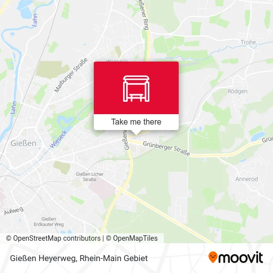 Карта Gießen Heyerweg