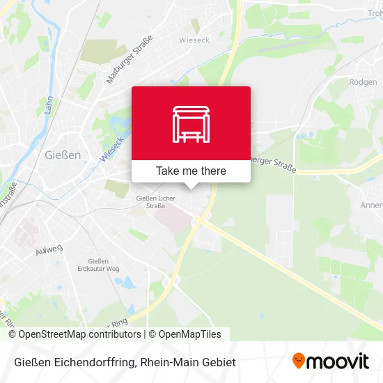 Карта Gießen Eichendorffring
