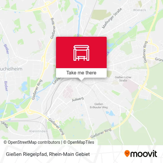 Карта Gießen Riegelpfad