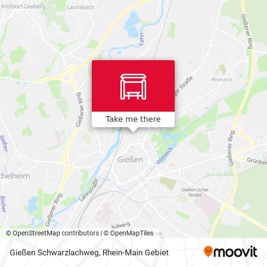Gießen Schwarzlachweg map