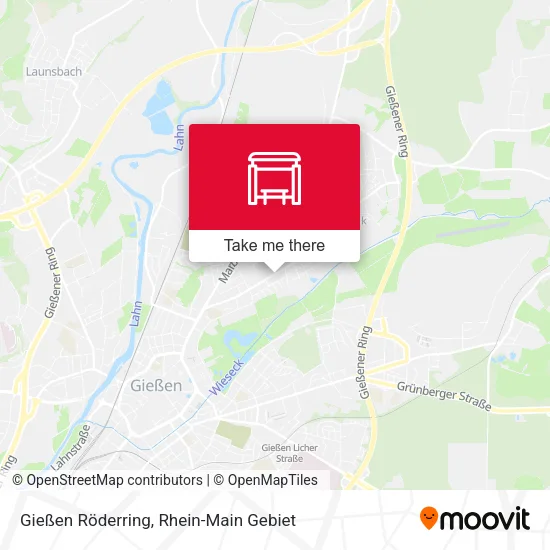Карта Gießen Röderring