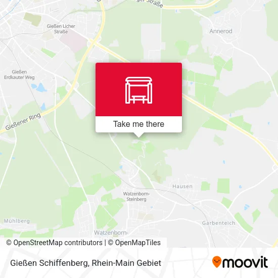 Карта Gießen Schiffenberg