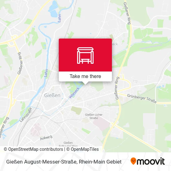 Карта Gießen August-Messer-Straße