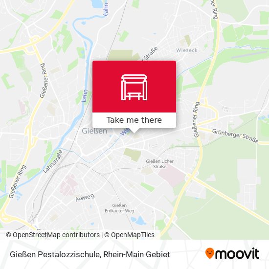 Gießen Pestalozzischule map
