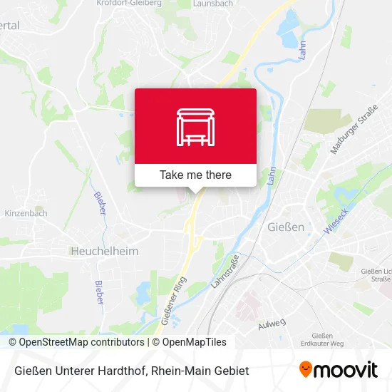 Gießen Unterer Hardthof map