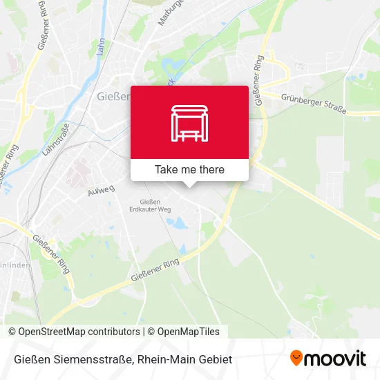 Карта Gießen Siemensstraße