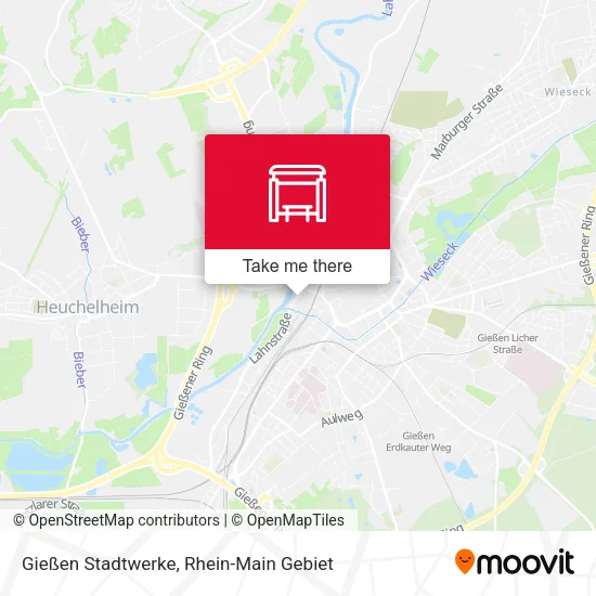 Карта Gießen Stadtwerke