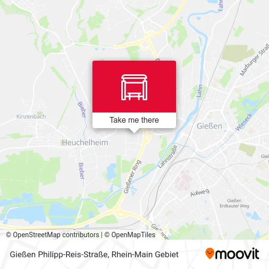Карта Gießen Philipp-Reis-Straße