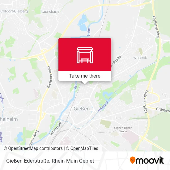 Карта Gießen Ederstraße