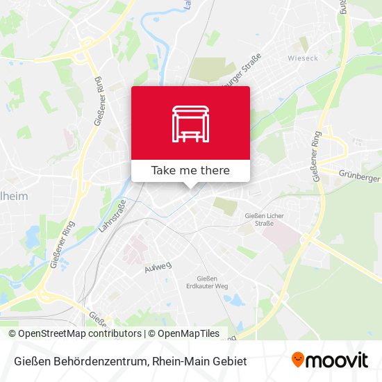 Gießen Behördenzentrum map