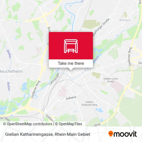 Gießen Katharinengasse map